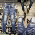 Quần Jeans DSQ Nam In Logo D2 Siêu Đẹp - Quần Bò Nam DSQ Nam Bản 4 Khuy Mới Cao Cấp Hottrend Mway MQU 026. 