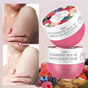 KOEC Strawberry Milk Moisturizing Body Cream 200g Hydrating and Nourishing E-commerce