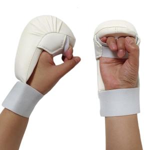 Protective Karate Sparring Gloves Soft Foam Paddings Multiple Sizes Easy Grip Design Youth Karate Sparring