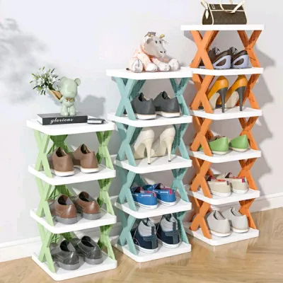 Kệ Để Giày Dép 5 Tầng Kệ Để Đồ Chữ X Bằng Nhựa Cứng Cao Cấp Có Thể Xếp Nhiều Tầng Thiết Kế Mới Hiện Đại