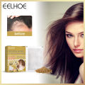 Eelhoe Hair Regrowth Shampoo Powder Ginger Strong Anti-Hair Loss Moisturizing Deep Cleansing Anti-Itching Non-Irritating Shampoo Powder Stimulate Hair Roots And Hair Improve Scalp Blood Circulation Hair Care 10pcs. 