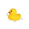 ONFIN Yellow Duck Duck with Squeeze Sound Bath Toy Float with Squeeze Sound Little Yellow Duck Water Toy Bathroom Soft Yellow Duck Baby Bath Toys Fun Gifts. 