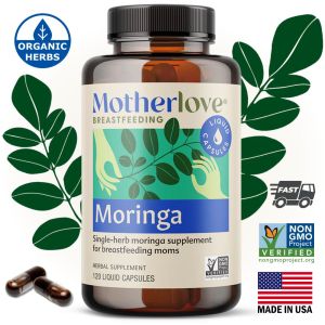 Motherlove Moringa Leaf Breastfeeding Lactation Supplement - 60 Liquid Capsules EXP April 2031