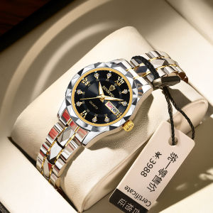 BINBOND jam tangan perempuan watch for women waterproof sale original korean style elegant tungsten steel calendar luminous display casual jam tangan wanita