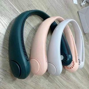 Quạt Đeo Cổ Tích Điện Mini Không Cánh Tiện Lợi 3 Cấp Độ Gió Siêu Mát Hoạt Động Êm Ái Kiểu Dáng Thể Thao