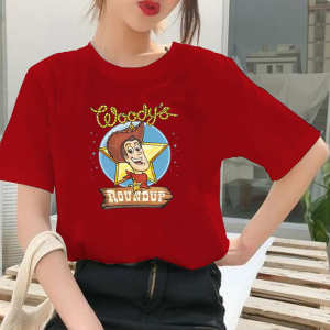 [BISA COD] Kaos Baju Atasan Remaja Dewasa Toy Story Woody Wanita Oversize Jumbo Kekinian