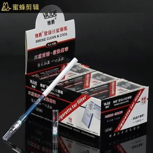 Penapis Pemegang Rokok Tiga Kali Ganda a Sekali Penapis Batu Magnet Pemegang Rokok Lelaki Mulut Penapis Merokok Wanita YJ156