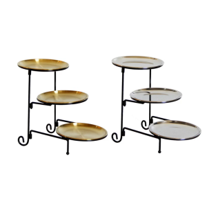 Fruits and Tray 3 Tiered Serving Stand for Showcasing Sweets Pastries Birthday Party Cupcakes Display Rack
