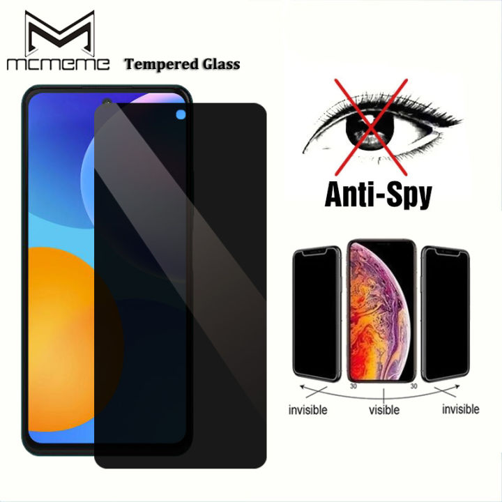 Anti-Spy Privacy Tempered Glass Huawei Y7a Y9 2019 Y6 Pro Y7