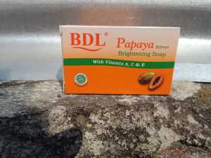 SABUN BDL PAPAYA  / SABUN YANG MEMBERSIKAN WAJAH DARI KOTORAN DAN DEBU 90 GRAM