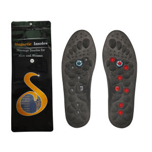 Shock Absorption Running Insoles Transparent Magnetic Insoles For Men Arch Support Breathable Shock