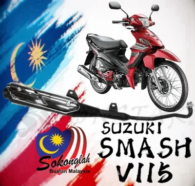 ekzos Exhaust Suzuki Std Ori Muffler EJM Standard smashv exos ejos smash115 exzos Smash V115 gl apido ts redleo