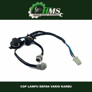 Cop Lampu Depan Vario Karbu - Pitingan Fitting Fiting Piting Socket Soket Dop Bohlam Bulb Depan Honda Vario Lama Old Karbu Vario Techno 110