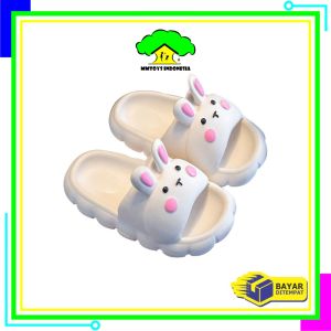 MI-S60 Sandal Anak Perempuan Motif Kelinci Lucu / Sendal Selop Rabbit Selop Karet Empuk Anak