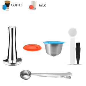 【i Cafilas】[YD-D1] Coffee Capsule For Dolce Gusto Reusable Stainless Steel Filter Cup no Crema For Nescafe Cofee Machine OBLOCircoloLUMMIOPICCOLO XSMini meGenio