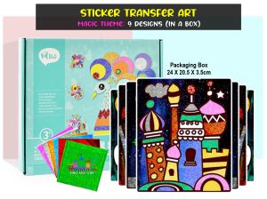 Childrens Magical Magic Art Sticker Transfer Painting Kindergarten Creative DIY