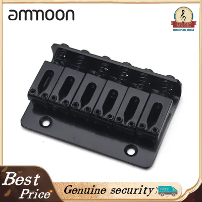 6 String 65mm Metal Fixed Guitars Hardtail Saddle Bridges Guitar Tailpiece Bridges Electric Guitar Accessory
