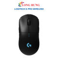 Chuột không dây Logitech G Pro Wireless - Hàng chính hãng - Công nghệ không dây Lightspeed có tốc độ 1ms, LED RGB 16.8 triệu màu, DPI tối đa 1600 DPI. 