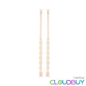 1 Pair Floral Lace Adjustable Bra Straps Decor Replacement Shoulder Straps for Tube Top Dress
