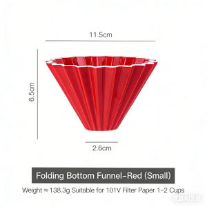 Coffee Filter Paper 50pcs Bowl Shape Single Use Unbleached Hand Drip Pour Over For One To Four Cup