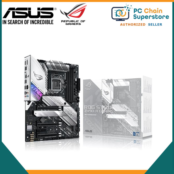 ASUS ROG Strix Z490-A Gaming ATX Motherboard LGA 1200 Socket for