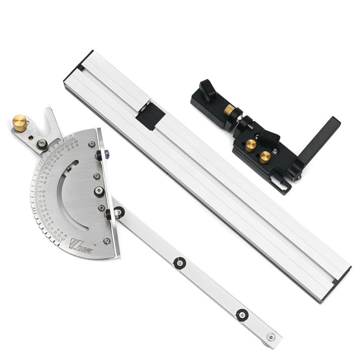 Wnew 450mm Brass Handle Miter Gauge With Box Joint Jig - For Table Saw, Router, Band Saw - View #4