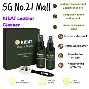 KIEMT Premium Suede and Nubuck Care Kit Leather Cleaner/Conditioner Water Repellent Protector for Suede NubuckSheepskinDouble Face LeatherNubuck SofaShoes