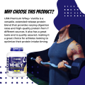 USN, Premium Whey+, Whey Protein Powder, Muscle Building, Meal Replacement Shake, Calcium, Potassium, 5 lbs (2,267 g). 