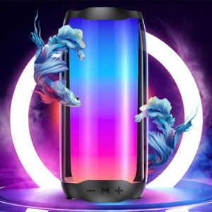 PROMO PULSE4 Speaker Bluetooth Full Bass Portable Waterproof 1800mAh with RGB Light - T25 Stereo Surround Sound BoomBassTic