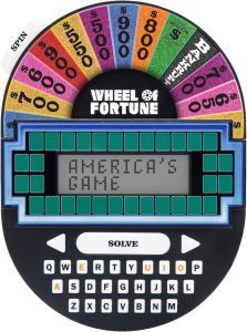 Educational Insights Wheel of Fortune Game - Handheld Electronic Word Puzzle Game 300 Puzzles Ages 8+