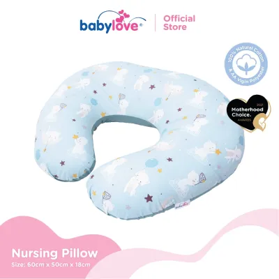 [READY STOCK-hot sale]Babylove Nursing Pillow Maternity Breastfeeding Support Cushion 100% Cotton Polyester Fibre Filling