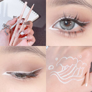 Color Eyeliner Gel Pen Long Lasting No Smudging Quick Drying Eye Liner Pencil Waterproof White Pink Eyeliner Makeup Cosmetics