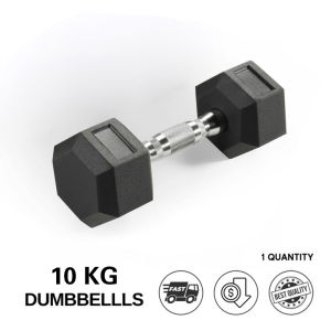 10kgDumbbell set peralatan fitness hexagonal dumbell dengan perlindungan lingkungan