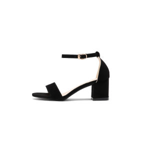 YYTRTRW Omyshoes Ladies Korean Style ankle Sandals Elegant block Heels（add +1 size）#997