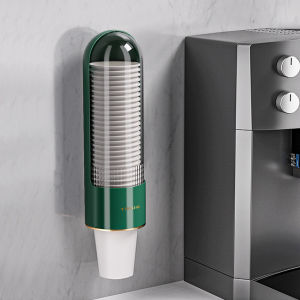 กระบอกใส่แก้วกระดาษ 1แถว  ที่ใส่แก้วกรวย ที่ใส่แก้วกาแฟ ที่ใส่แก้วกระดาษ ใส่แก้วกระดาษได้ 45 ใบ หยิบสะดวก ติดตั้งง่าย ไม่เปลืองพื้นที่