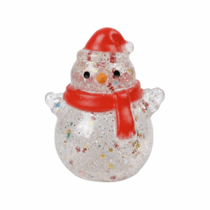 U85IS1 Slow Rising Christmas Squishy Toy Assorted Glitter Sequins Fidget Squeeze Toy Daily Cute Stress Relief Toy Holiday