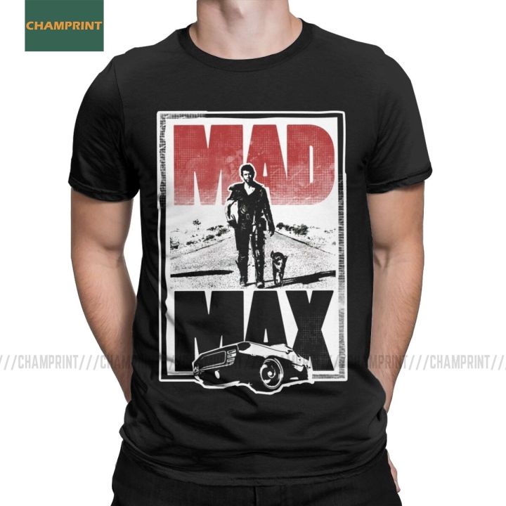 Mad Max T-Shirts For Men Fury Road Movie Warrior Tom Hardy Action