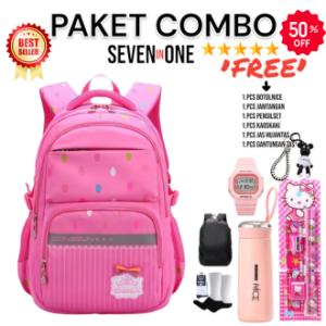 TAS RANSEL SEKOLAH ANAK PEREMPUAN SD SMP SMA KEKINIAN CUTE KOREAN STYLE FASHION TRENDY TERBARU 2024