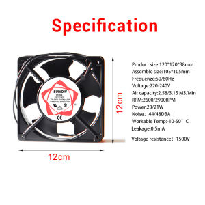 220-240V Blower Fan Circulation Exhaust Fan for Egg Incubator Parts and Accessories