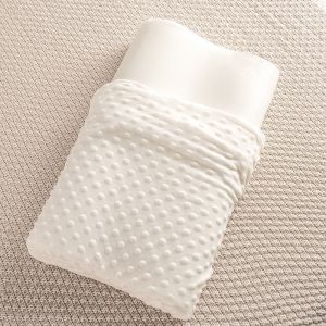 【Ready Stock】Orthopedic Pillow Fiber Slow Rebound Memory Foam Pillow Cervical Health Soft Neck Pillow Thailand Natural Latex Pillow With Free Pillowcase