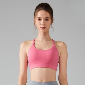 FitYoga Yoga Vest Shockproof Pilates Training Bra Removable Back High-end Sports and Fitness Bra