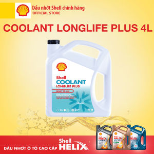 [Nước giải nhiệt 4L] Dung dịch làm mát và chống đông pha sẵn 50/50 dành cho xe ôtô Shell Coolant Longlife Plus 4L
