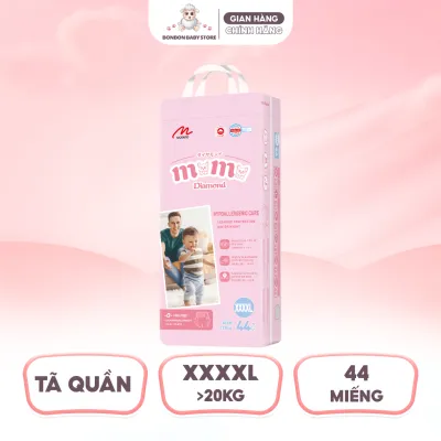 [1 BỊCH] Tã Bỉm Dán Quần MOMO DIAMOND Chống Hăm Siêu Khô Thoáng
