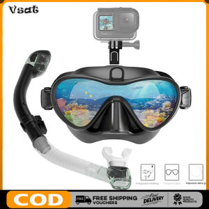 【👍Original + 24 Hour Shipping🚗✔️】Original Goggles WHALE Profarsionerl Diving Scube Gear Swiming Marck Snarkel Diviing Mask Goglairs and Snorkel Set Hyparmopia Myoerpia Mask Goggle goggles for swiming
