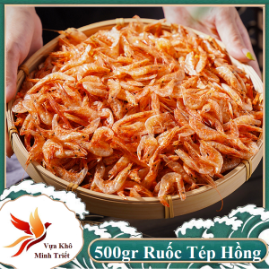 500gr Khô Ruốc Hồng Đào Nguyên Con Tươi Mới Sấy Khô Tự Nhiên Giầu Dinh Dưỡng -VỰA KHÔ MINH TRIẾT