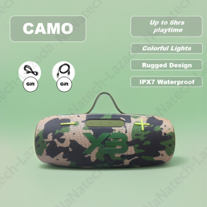 NANATECH XB109 PRO Portable Bluetooth Speaker Massive Sound Deepest Bass IPX7 Waterproof Party Boost