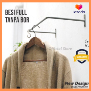 Gantungan baju tembok dinding / Gantungan baju berdiri besi / Gantungan baju bayi / Gantungan baju stainless 50 pcs / Gantungan baju aesthetic kamar /Gantungan baju serbaguna / Gantungan baju multifungsi / Gantungan baju tempel tembok / Gantungan baju