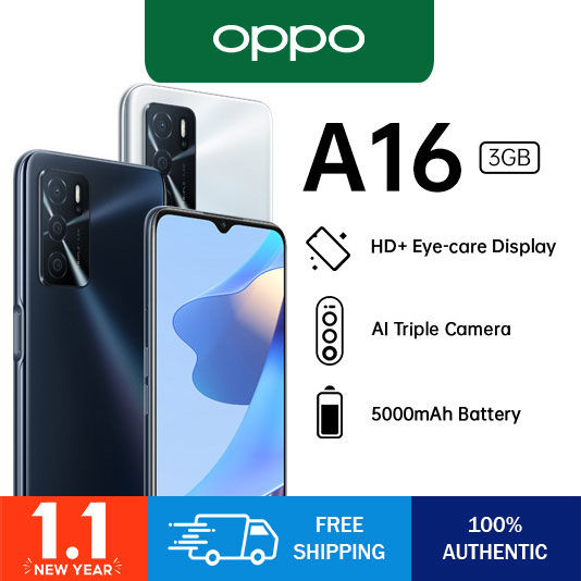 OPPO A16 | 3+32GB Cellphone | 13MP AI Triple Camera | 6.5