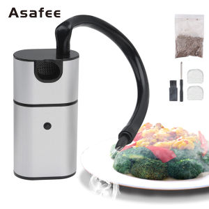 Asafee SK302 Portable Molecular Cuisine Smoking Food Cold Smoke Generator Meat Burn Smokehouse Cooking for BBQ Grill Smoker Wood