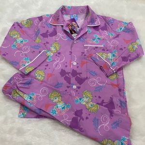 Frozen ชุดนอนลายโฟรเซ่น เอลซ่า อันนา ลิขสิทธิ์แท้ สำหรับเด็ก 1-12 ปี ผ้าคอตต้อน 100% ไม่ยืด ใส่สบาย พร้อมส่ง